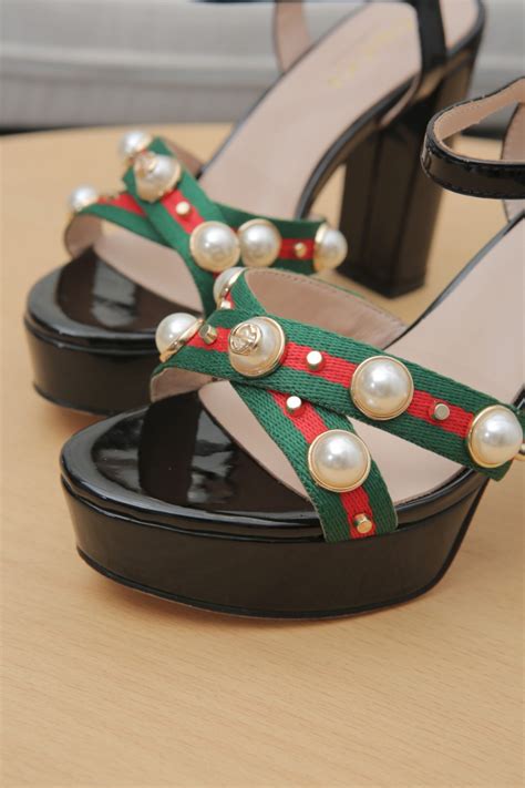 imitation gucci sandals|Gucci knock off heels.